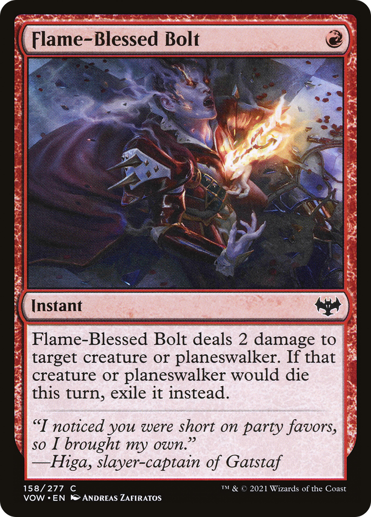 Flame-Blessed Bolt (VOW) #158 [EN/N]