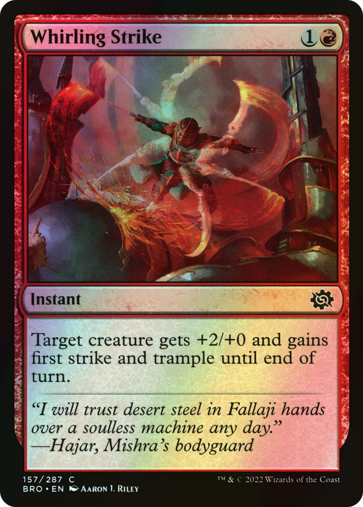 Whirling Strike (BRO) #157 [EN/F] s/o