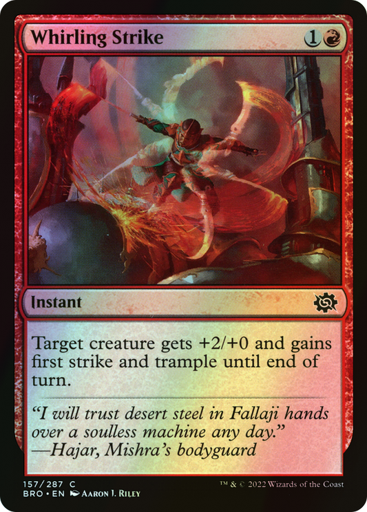 Whirling Strike (BRO) #157 [EN/F] s/o