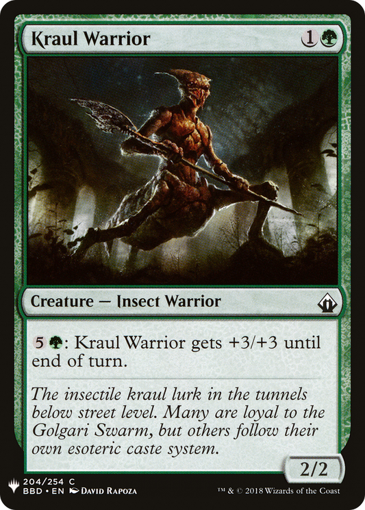 Kraul Warrior (PLST) #BBD-204 [EN/N]