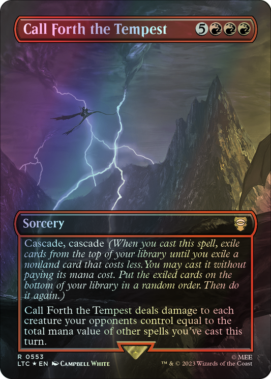 Call Forth the Tempest - Surge Foil (LTC) #553 [EN/F] s/o