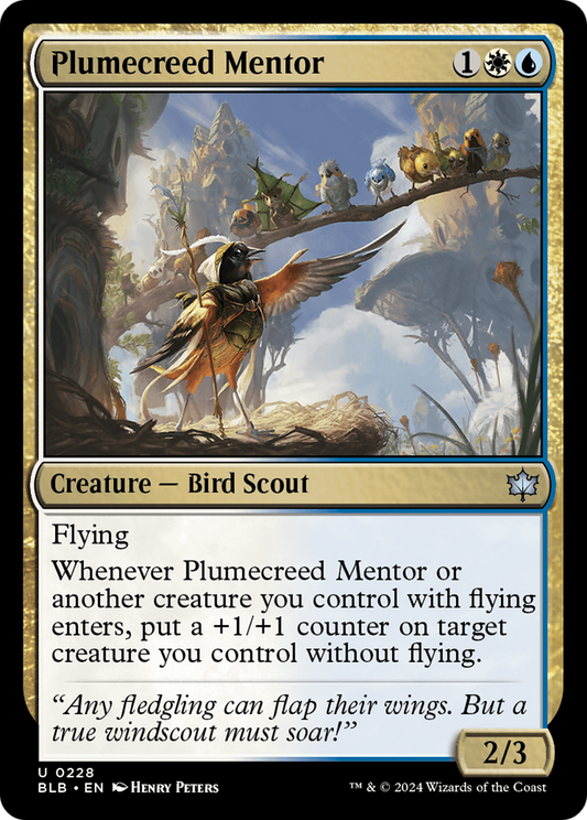 Plumecreed Mentor (BLB) #228 [EN/N]