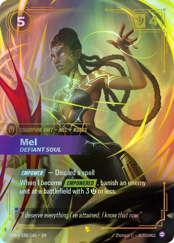 Mel, Defiant Soul (Overnumbered) (VEN) #188 [EN/F]
