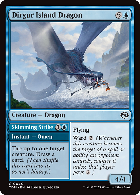 Dirgur Island Dragon // Skimming Strike (TDM) #40 [EN/N]