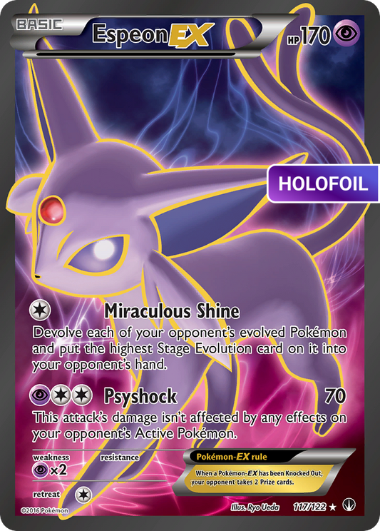 Espeon-EX (BKP) #117 [EN/H] s/o