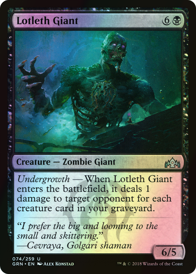 Lotleth Giant (GRN) #74 [EN/F]