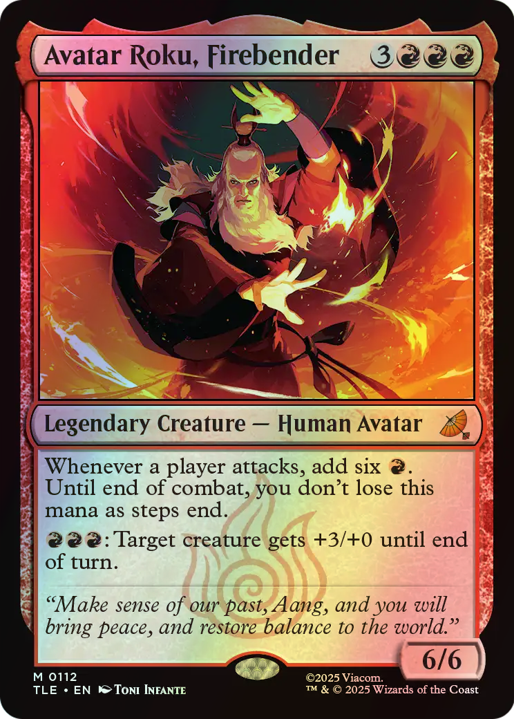Avatar Roku, Firebender (TLE) #112 [EN/F]