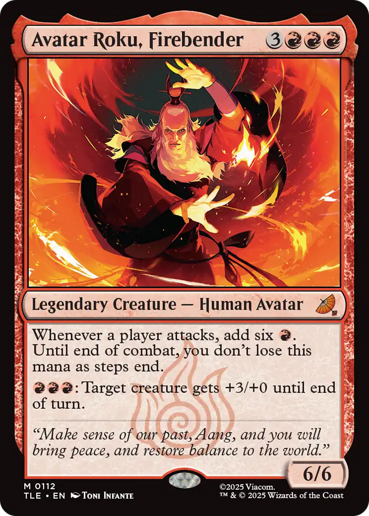 Avatar Roku, Firebender (TLE) #112 [EN/N] s/o