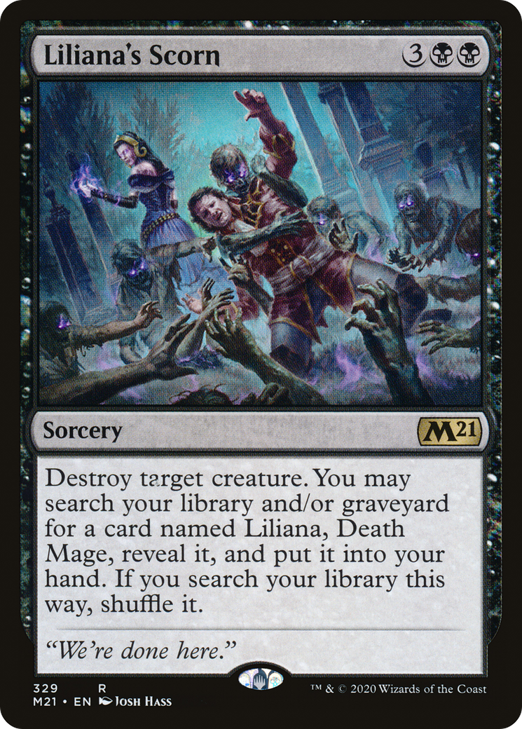 Liliana's Scorn (M21) #329 [EN/N]