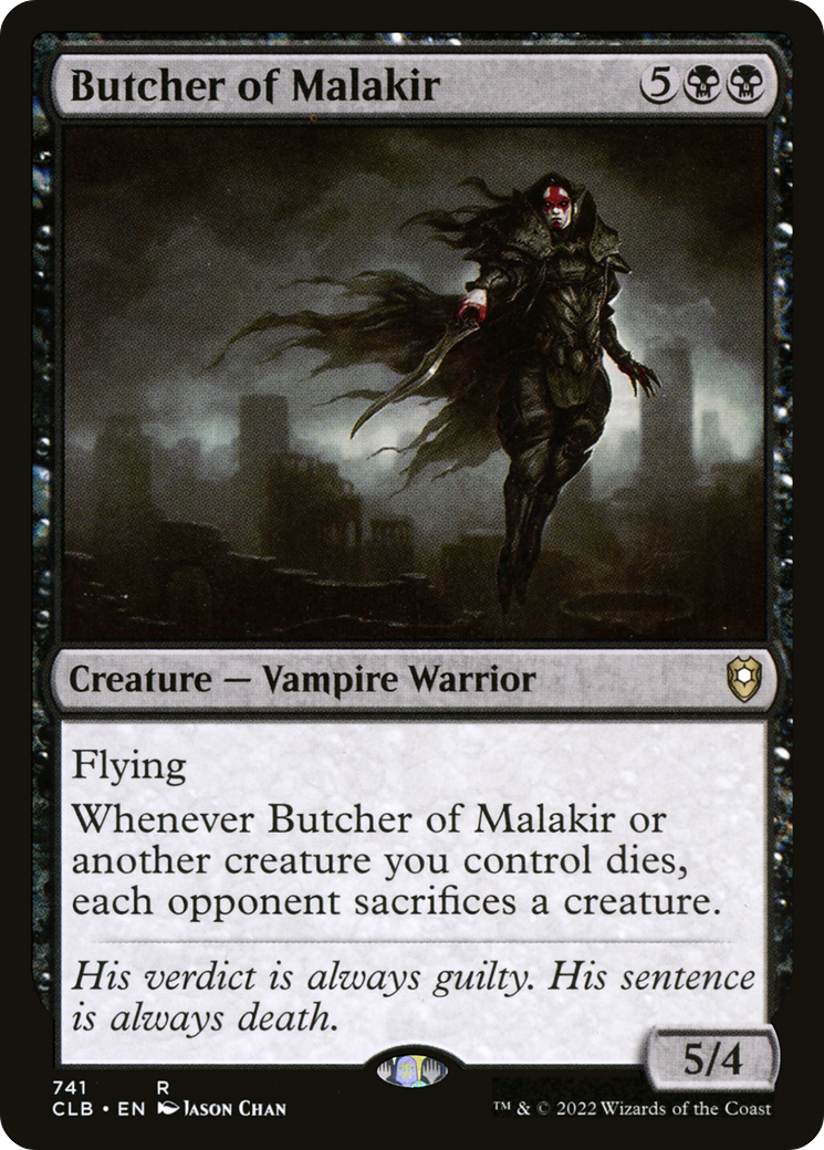 Butcher of Malakir (CLB) #741 [EN/N]