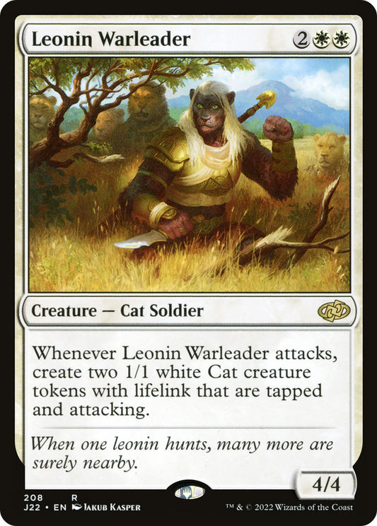 Leonin Warleader (J22) #208 [EN/N] s/o