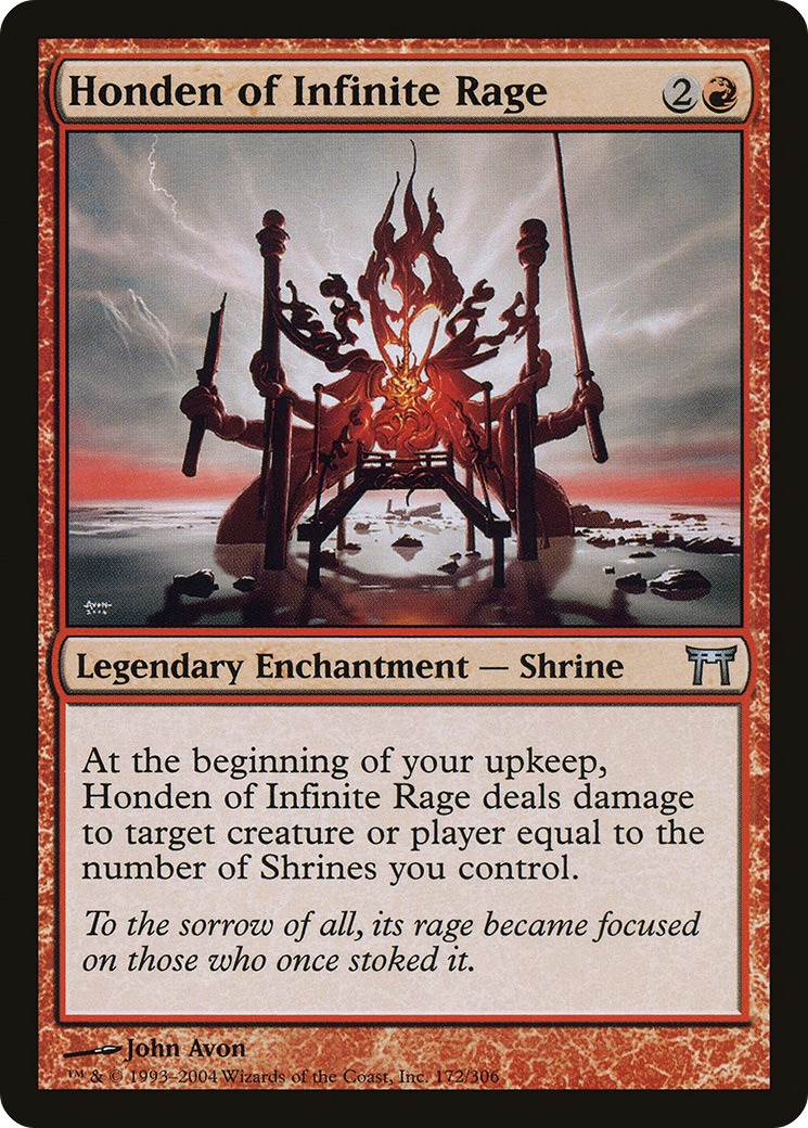 Honden of Infinite Rage (CHK) #172 [EN/N]