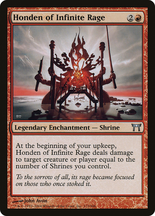 Honden of Infinite Rage (CHK) #172 [EN/N]