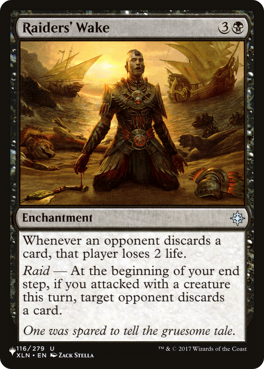 Raiders' Wake (PLST) #XLN-116 [EN/N]