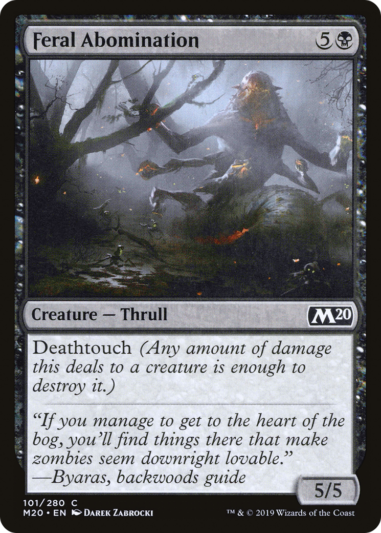 Feral Abomination (M20) #101 [EN/N]