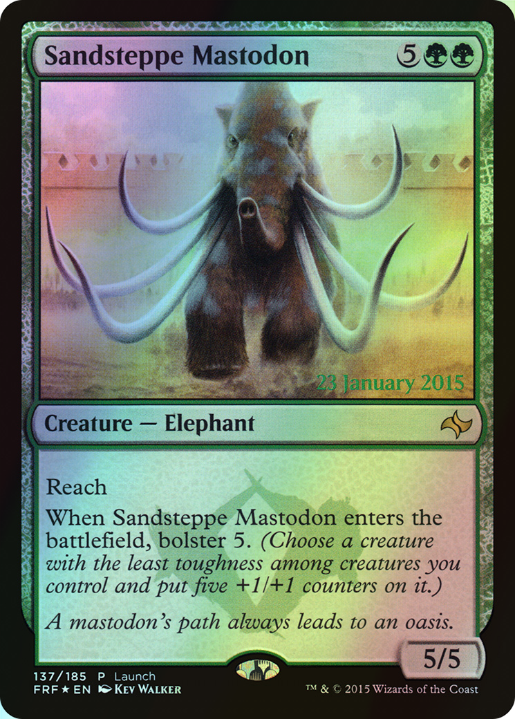 Sandsteppe Mastodon (PFRF) #137 [EN/F]