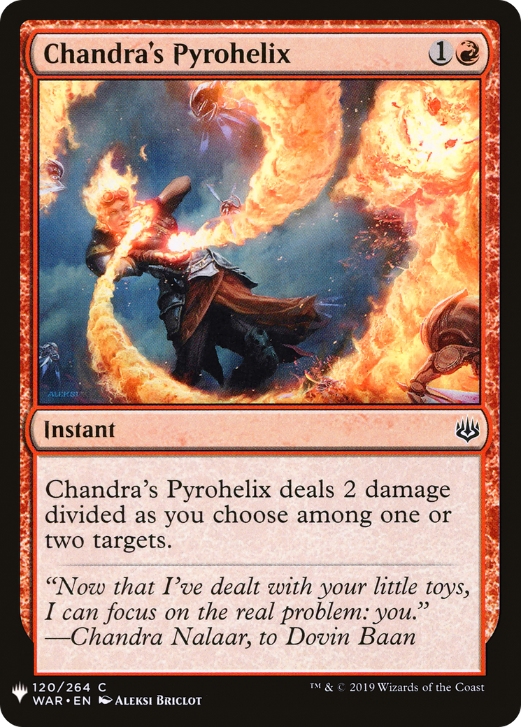 Chandra's Pyrohelix (PLST) #WAR-120 [EN/N]