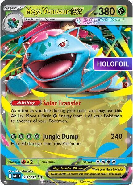 Mega Venusaur ex - 003/132 (MEG) #003 [EN/H]