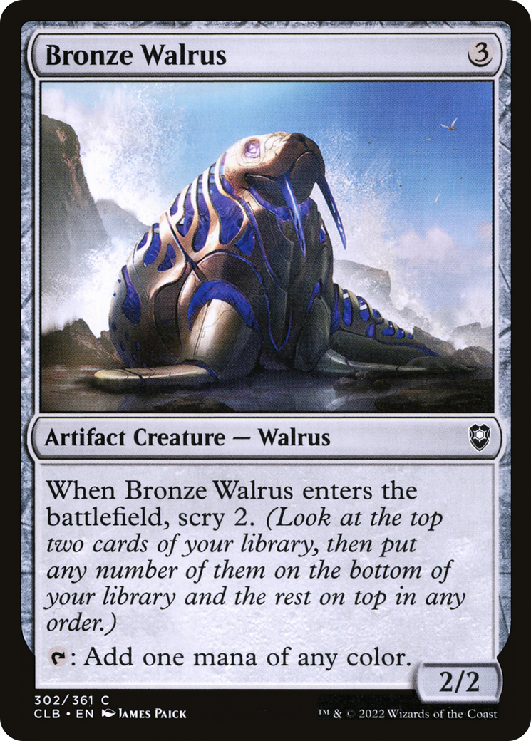 Bronze Walrus (CLB) #302 [EN/N]