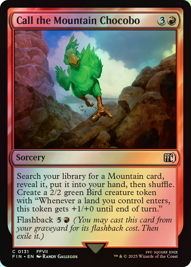 Call the Mountain Chocobo (FIN) #131 [EN/F] s/o