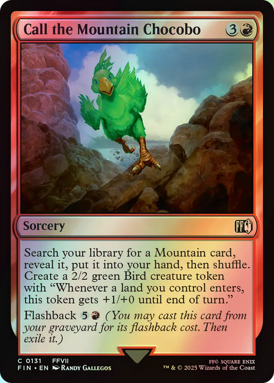 Call the Mountain Chocobo (FIN) #131 [EN/F] s/o