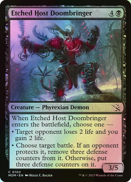 Etched Host Doombringer (MOM) #102 [EN/F]
