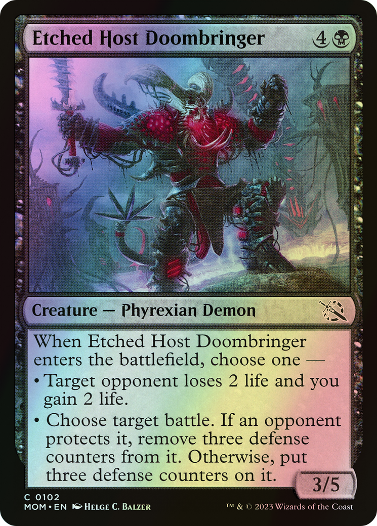 Etched Host Doombringer (MOM) #102 [EN/F] s/o