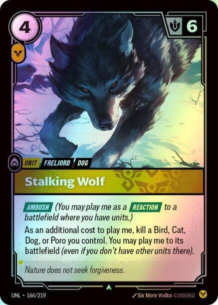 Stalking Wolf (UNL) #166 [EN/F]