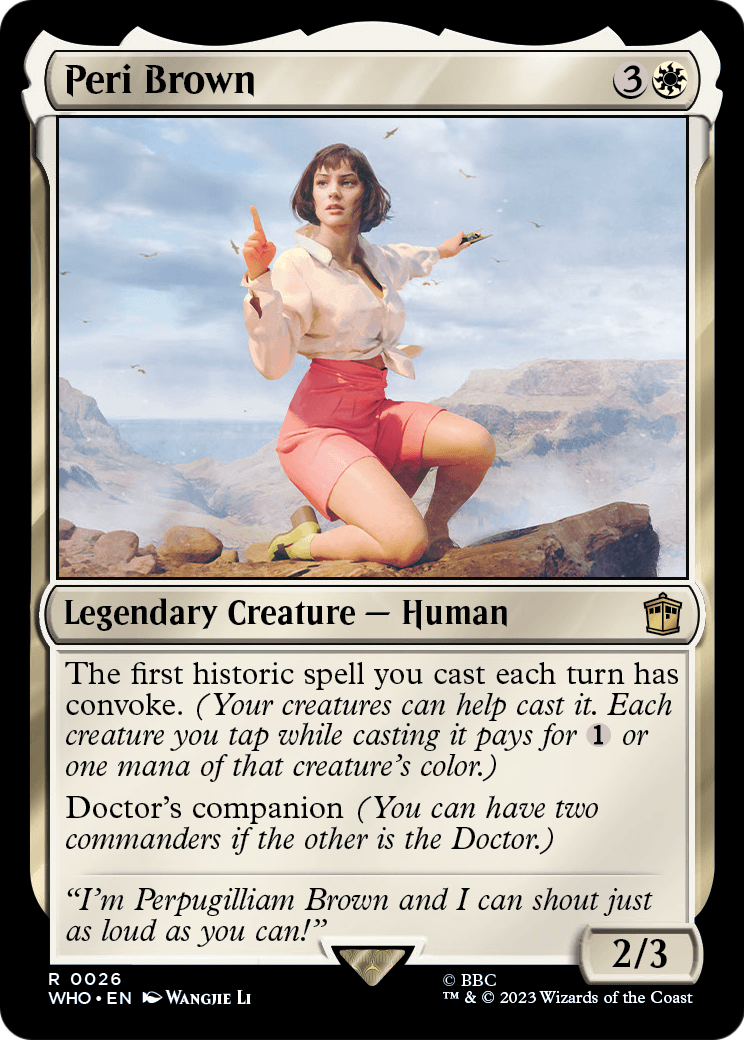 Peri Brown (WHO) #26 [EN/N]