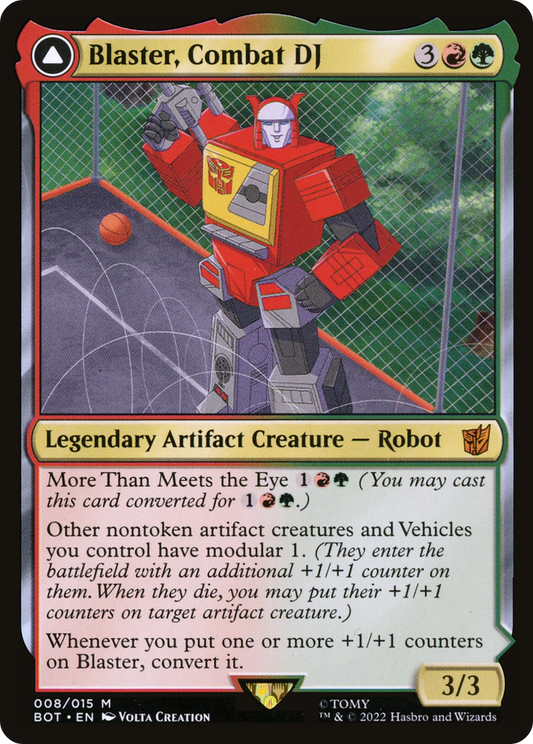 Blaster, Combat DJ // Blaster, Morale Booster (BOT) #8 [EN/N] s/o