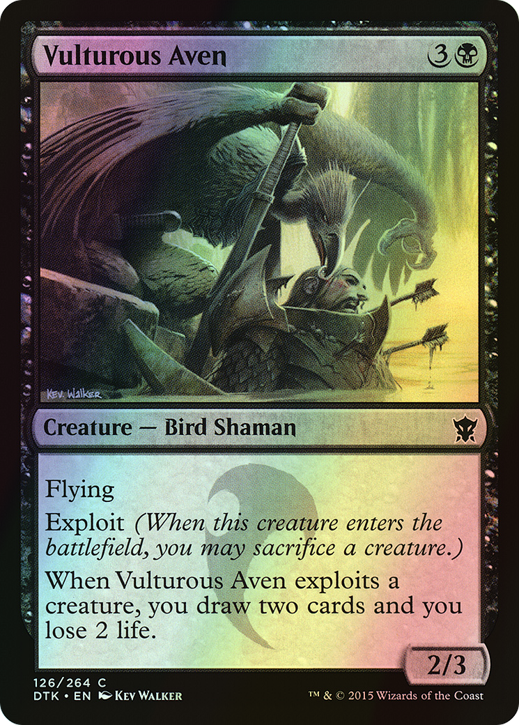 Vulturous Aven (DTK) #126 [EN/F]