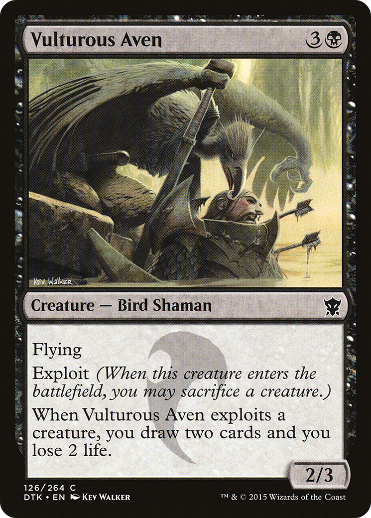 Vulturous Aven (DTK) #126 [EN/N]