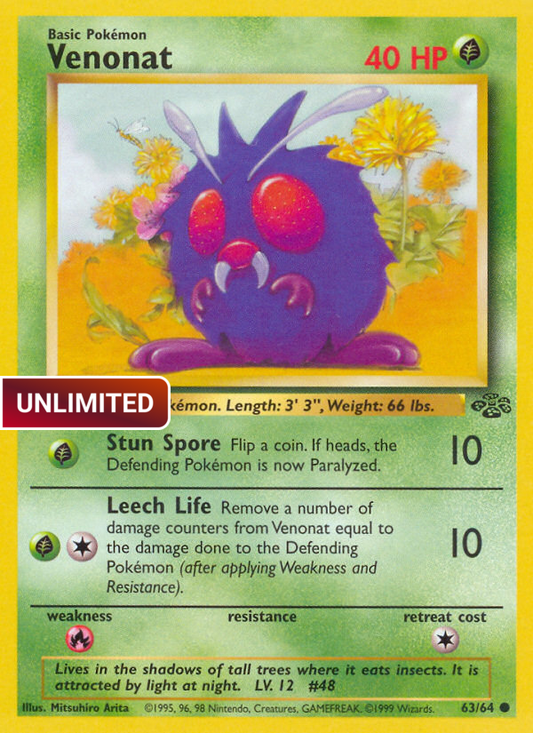 Venonat (JU) #63 [EN/U] s/o