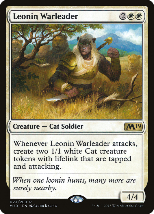 Leonin Warleader (M19) #23 [EN/N] s/o