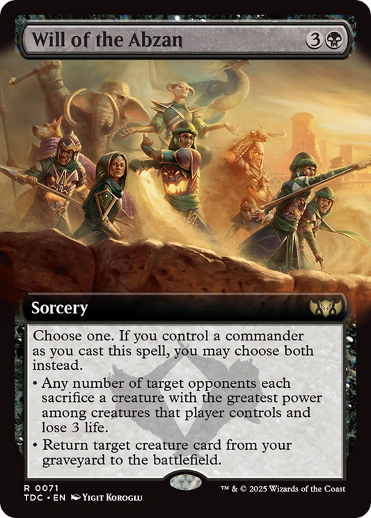 Will of the Abzan (TDC) #71 [EN/N]