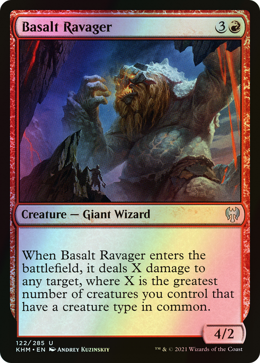 Basalt Ravager (KHM) #122 [EN/F] s/o