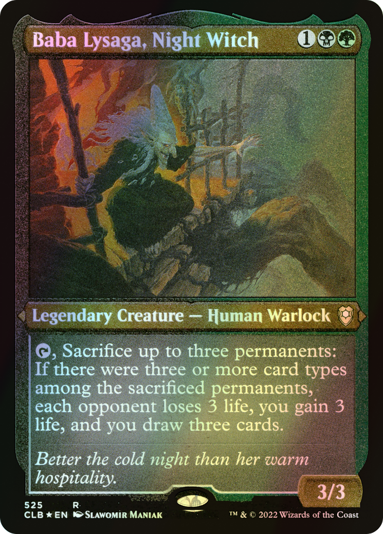 Baba Lysaga, Night Witch (CLB) #525 [EN/E]