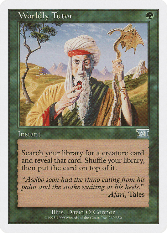 Worldly Tutor (6ED) #269 [EN/N] s/o