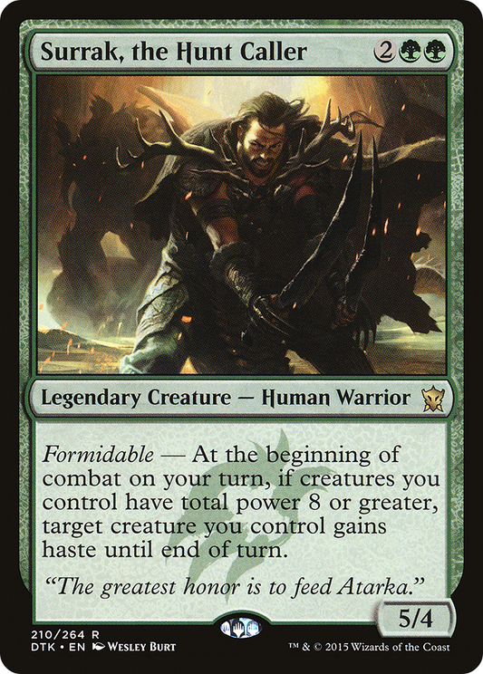 Surrak, the Hunt Caller (DTK) #210 [EN/N] s/o
