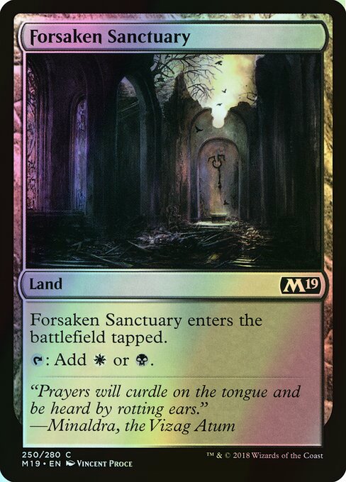 Forsaken Sanctuary (M19) #250 [EN/F] s/o