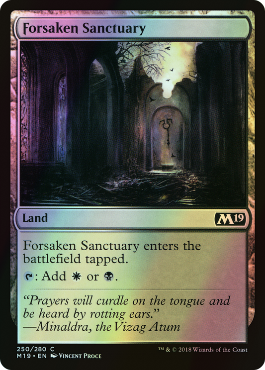 Forsaken Sanctuary (M19) #250 [EN/F] s/o