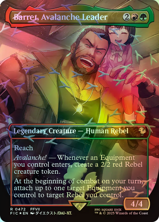 Barret, Avalanche Leader - Chocobotrack Foil (FIC) #472 [EN/F] s/o