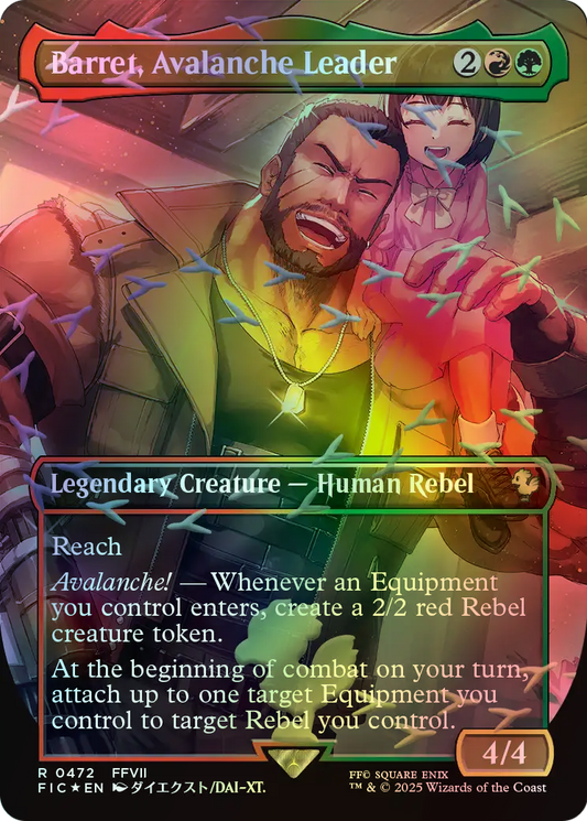 Barret, Avalanche Leader - Chocobotrack Foil (FIC) #472 [EN/F] s/o