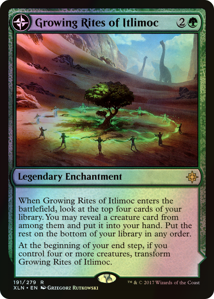 Growing Rites of Itlimoc // Itlimoc, Cradle of the Sun (XLN) #191 [EN/F] s/o