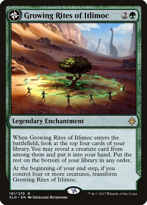 Growing Rites of Itlimoc // Itlimoc, Cradle of the Sun (XLN) #191 [EN/N] s/o