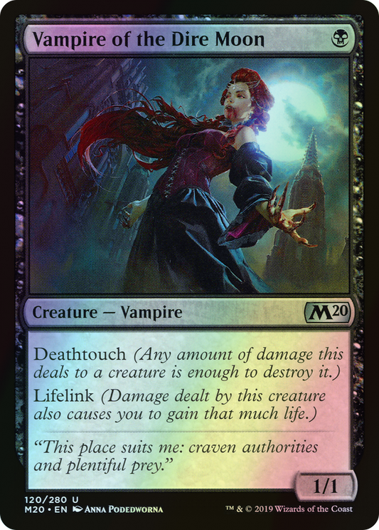 Vampire of the Dire Moon (M20) #120 [EN/F] s/o