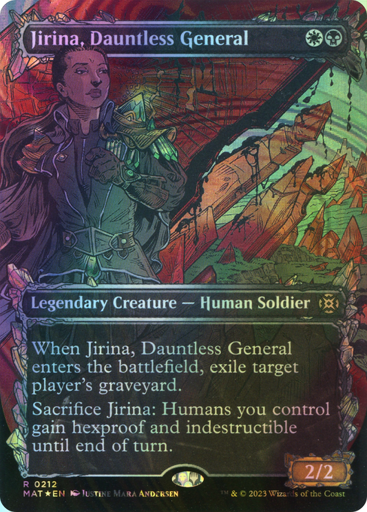 Jirina, Dauntless General - Halo Foil (MAT) #212 [EN/F] s/o