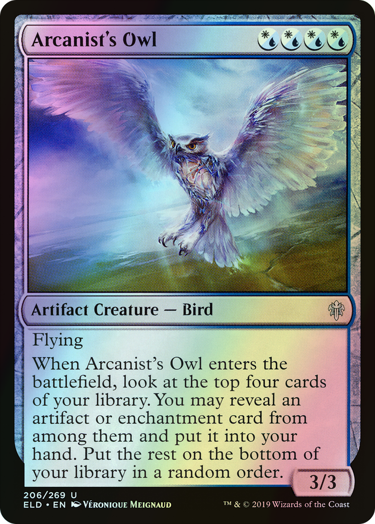 Arcanist's Owl (ELD) #206 [EN/F]