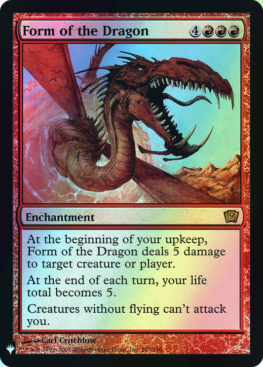 Form of the Dragon (PLST) #9ED-187 [EN/F]