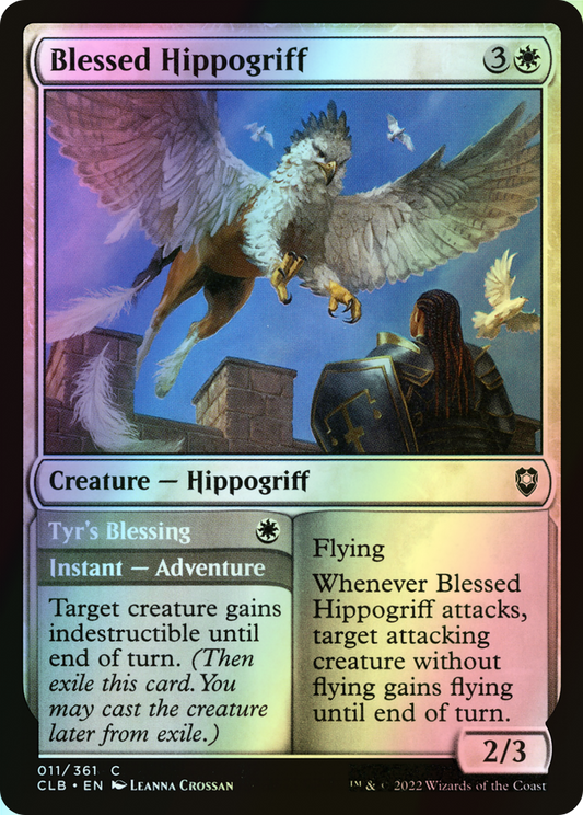 Blessed Hippogriff // Tyr's Blessing (CLB) #11 [EN/F] s/o